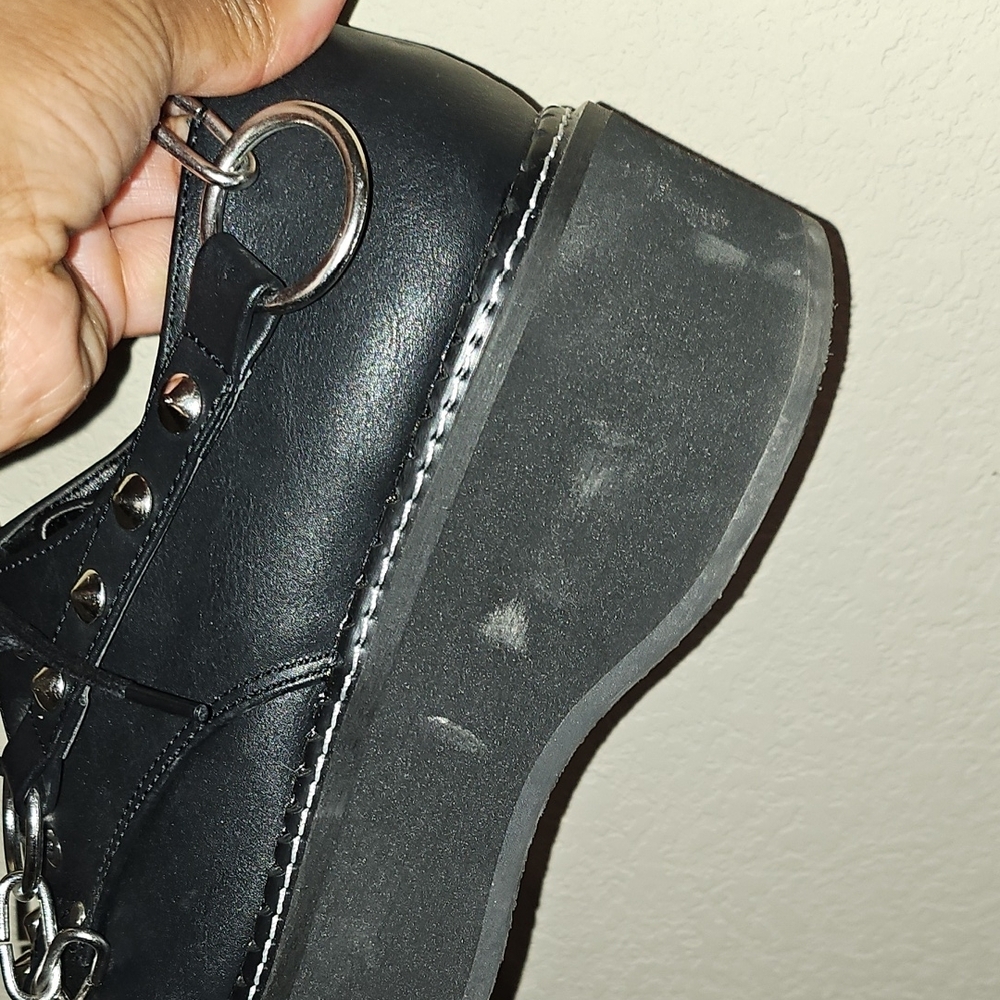 Black Platform Demonias - Picture 5 of 5